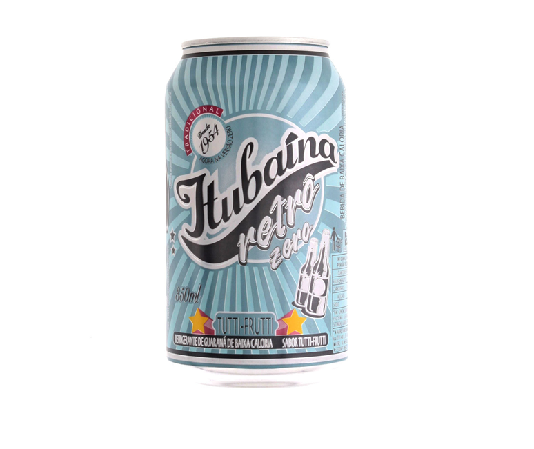 ITUBAÍNA TUTTI FRUTTI RETRÔ ZERO LATA 350 ML (PCT 12 LT)